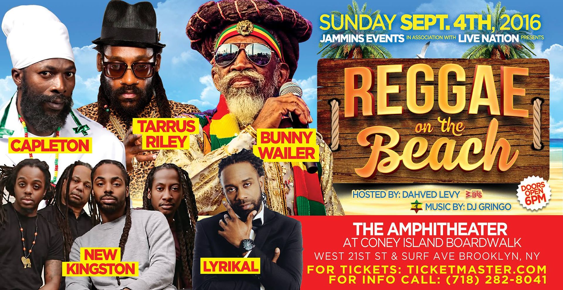 NEW YORK Reggae On the Beach in Brooklyn Sept 4th Reggae Nation